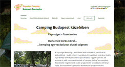 Desktop Screenshot of pap-sziget.hu